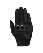 Alpinestars Chrome V2 Gloves, Motorcycle Riding Gloves, Black Asphalt, featuring 3D soft TPU knuckle protection, stretch mesh ventilation panels, and accordion finger inserts, short cuff urban design