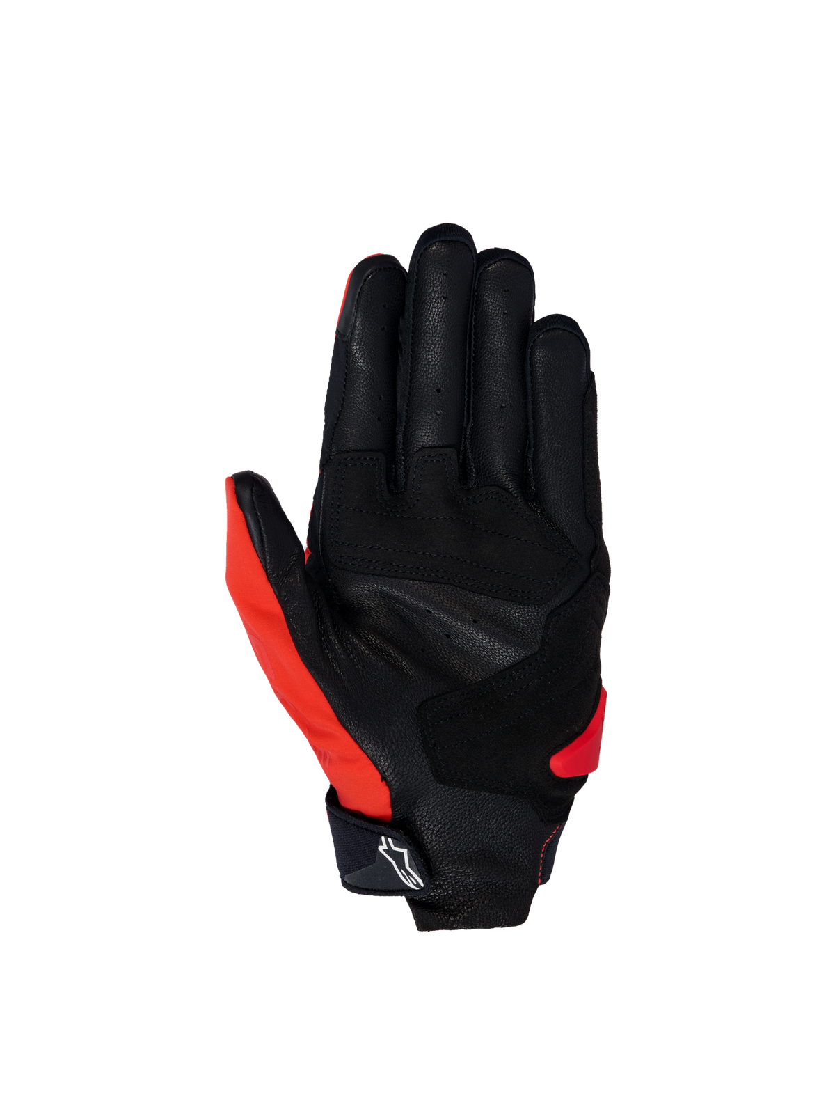 Gants Alpinestars SP X 3, gants de moto racing pour homme, rouges et noirs, dotés d'une paume en cuir perforé