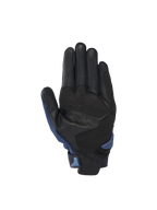 Alpinestars SP X 3, gants de moto pour homme, paume en cuir noir perforé avec accents bleu foncé pour course sur route