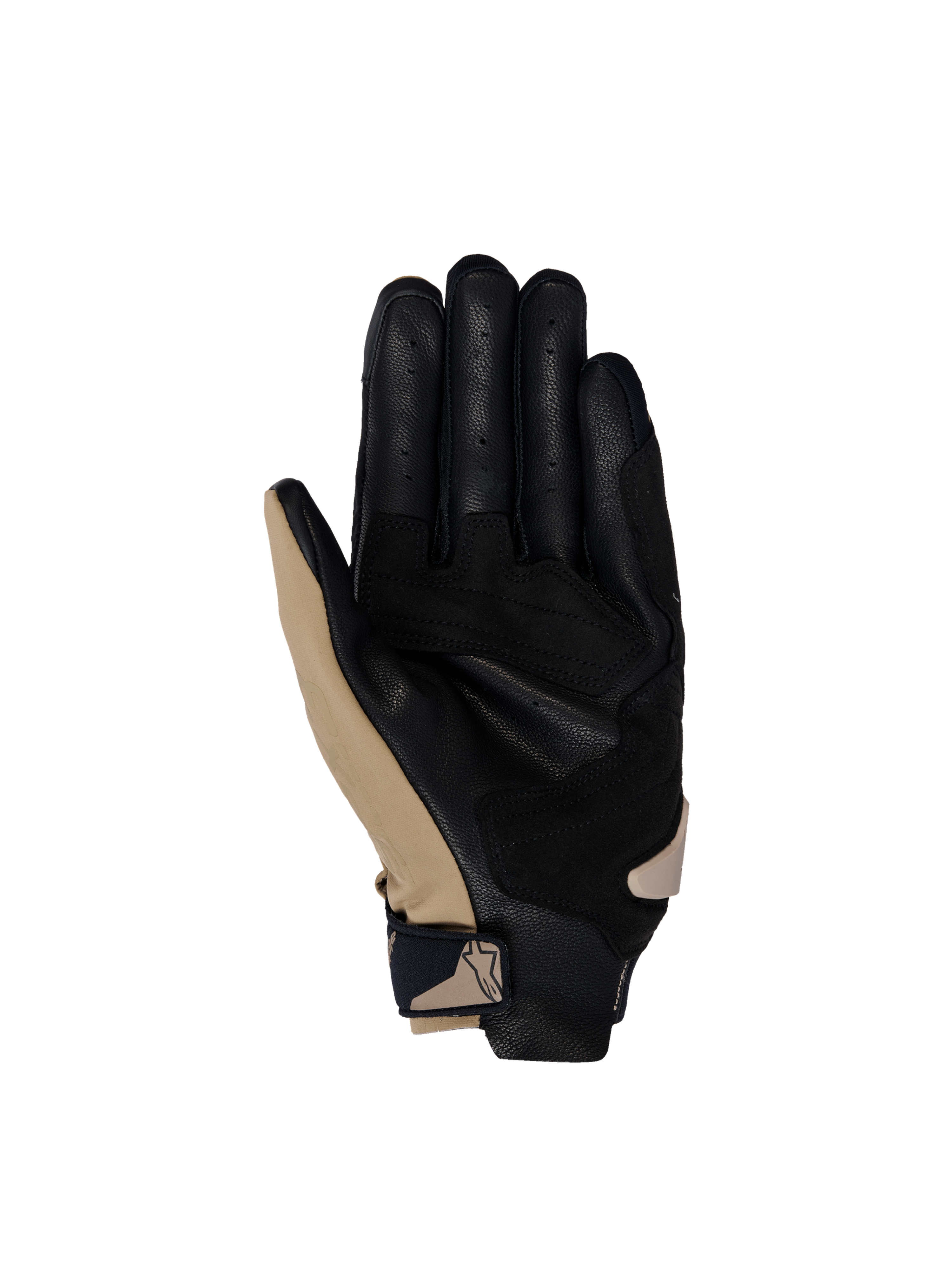 Alpinestars gants SP X 3, gants de moto racing pour homme, noirs et marron, paume en cuir perforé.
