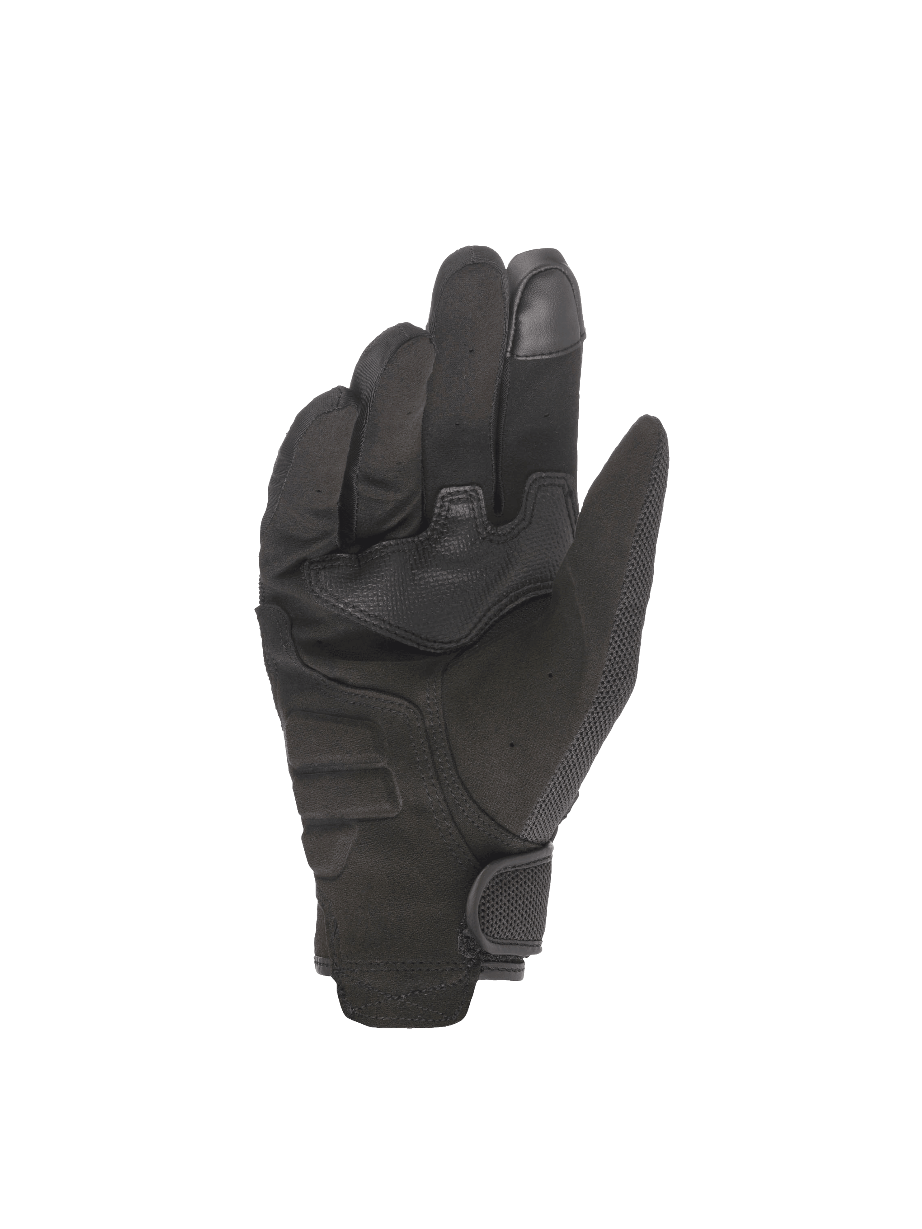 Alpinestars Stella Copper, gants de moto urbains pour femme, noirs, paume en daim synthétique et manchette courte.