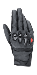 Gants Alpinestars Morph Street, gants de moto urbains, gris et noir, protections des articulations rigides avec logo rouge, construction texturée en MorphTech Weave, design à manchette courte