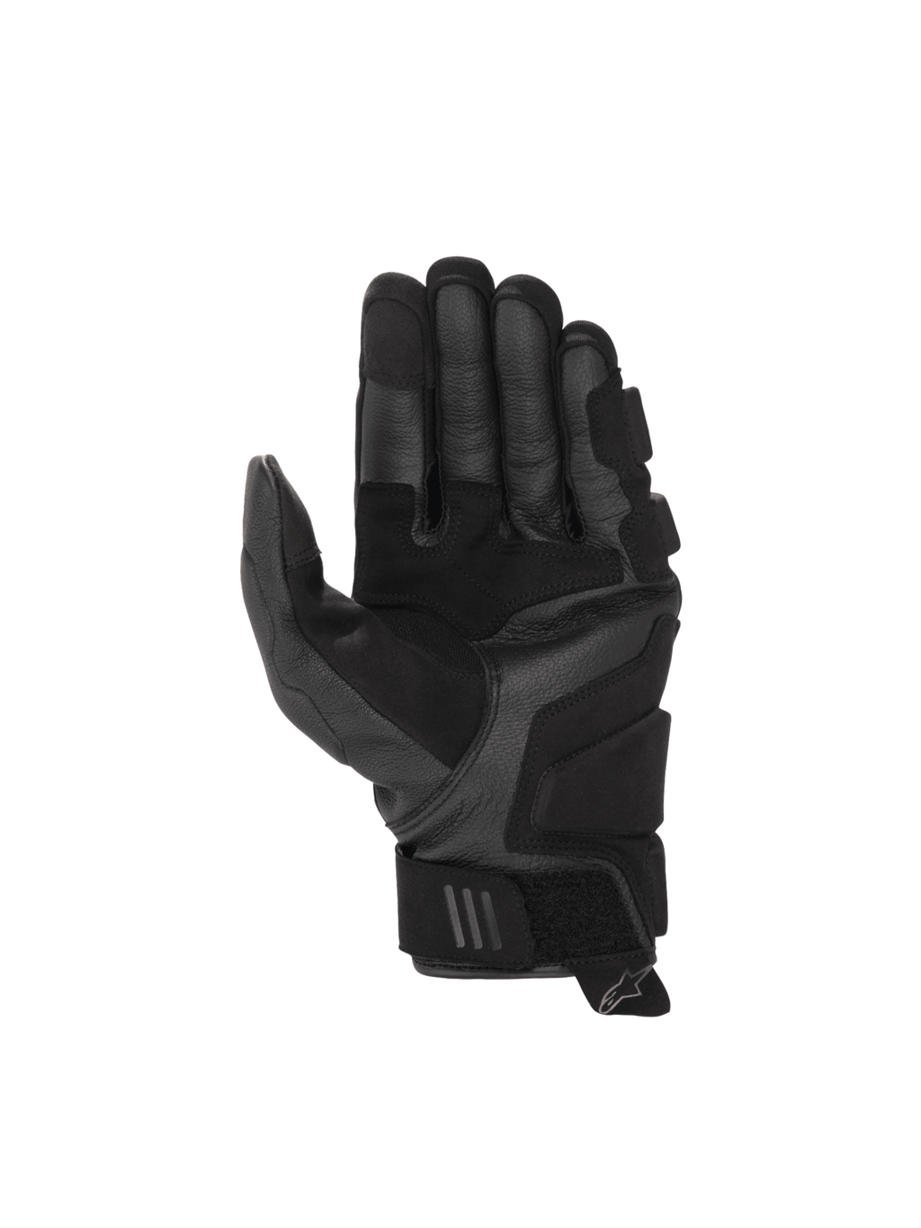 Gants en cuir Air Phenom Alpinestars, gants de moto noirs pour homme, paume en cuir de chèvre perforé avec zones renforcées