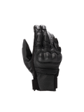 Alpinestars Phenom Air, gants de moto sport pour homme, noirs, en cuir perforé avec protection rigide des articulations