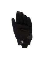 Gants de moto pour femme Alpinestars Stella SP X 3, noir, vue de la paume avec renforts en cuir synthétique, slider de paume en TPU et fermeture de poignet réglable avec logo blanc.