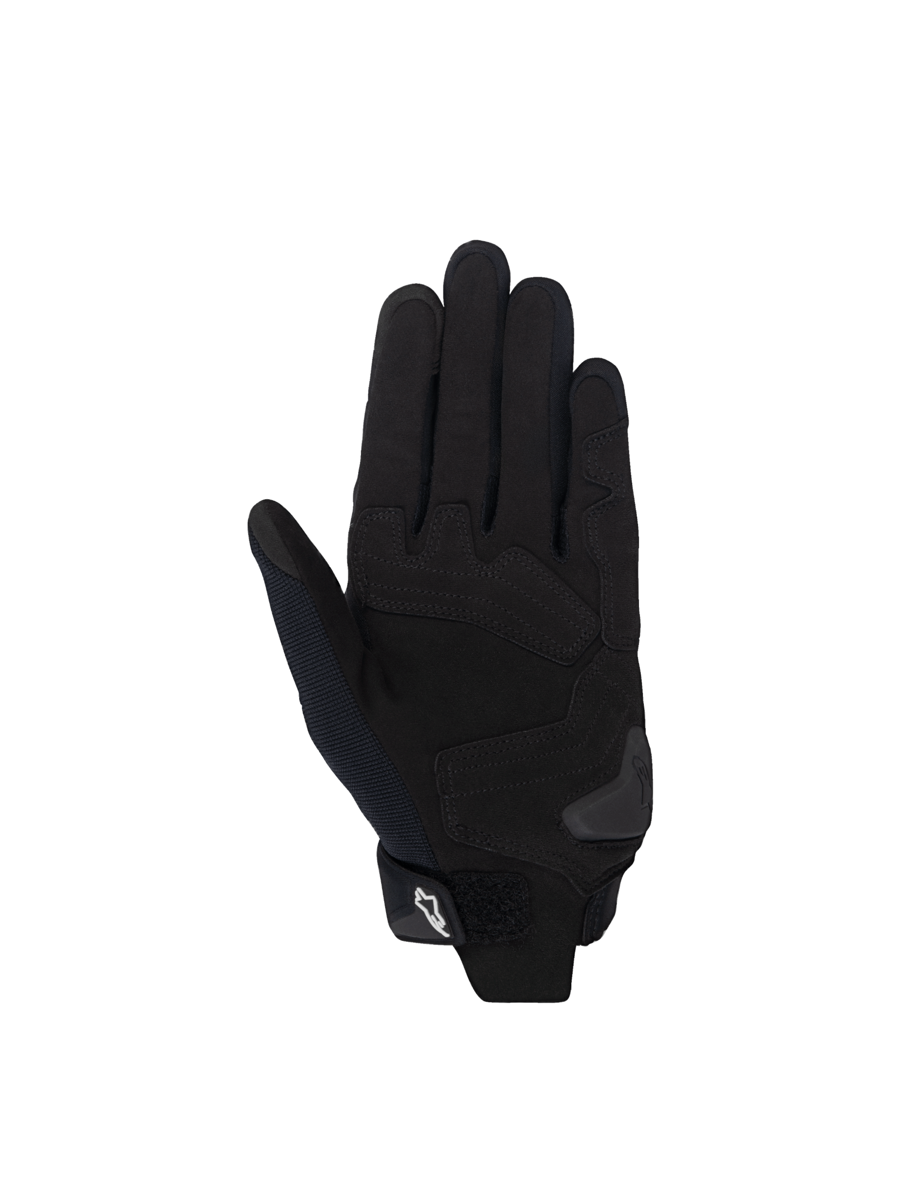 Alpinestars Stella SP X 1 Women's Motorcycle Racing Gloves, black synthetic leather and textile, CE Certified.