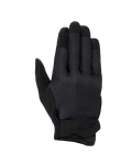 Gants Alpinestars Stated Air pour femme, gants de moto, noirs, avec revers en mesh ventilé, fermeture ergonomique au poignet avec logo embossé et bouts des doigts renforcés, design urbain épuré