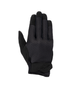 Gants Alpinestars Stated Air pour femme, gants de moto, noirs, avec revers en mesh ventilé, fermeture ergonomique au poignet avec logo embossé et bouts des doigts renforcés, design urbain épuré