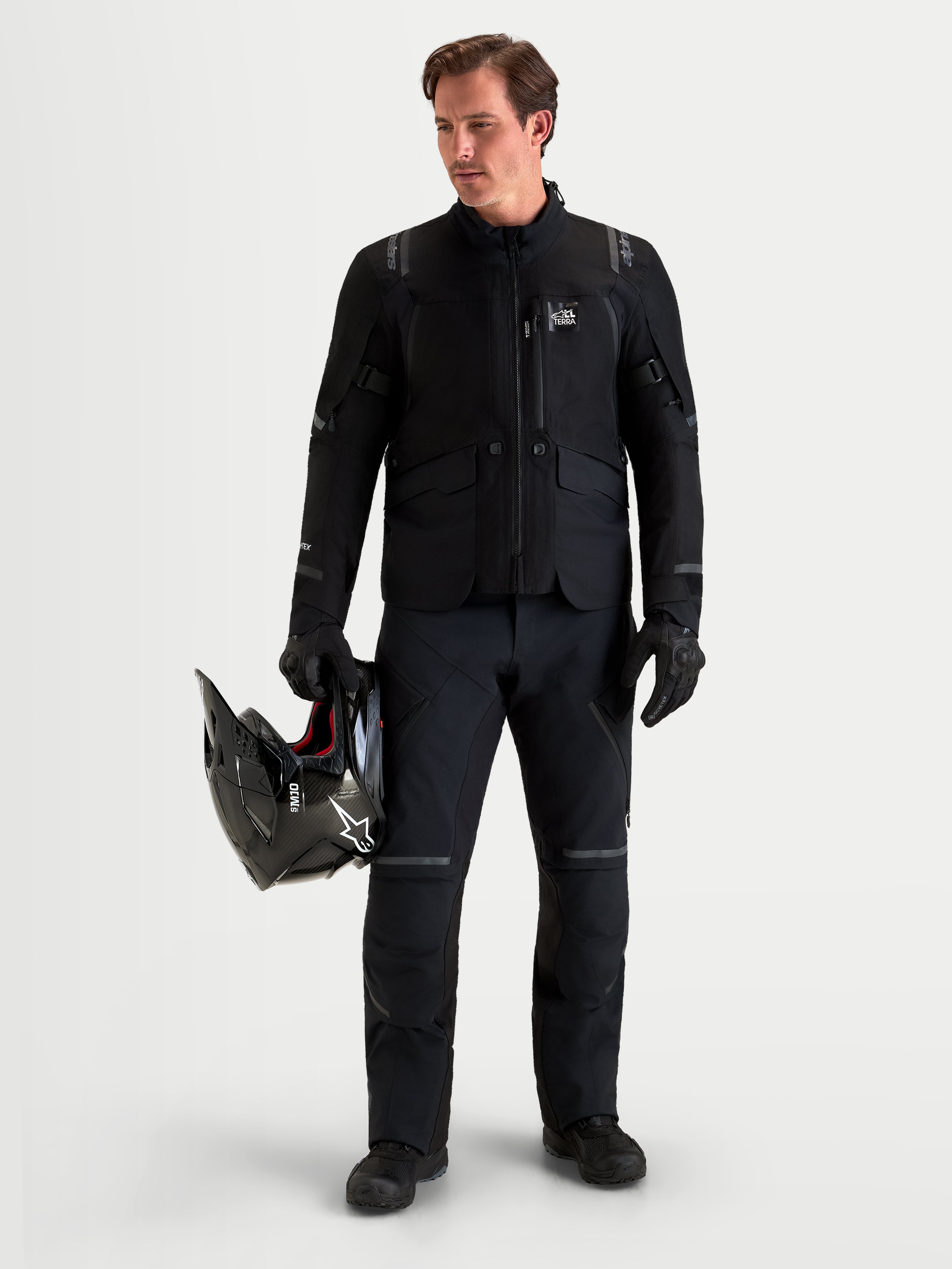 ST-7 V2 GORE-TEX® - Black Motorcycle Pants | Alpinestars®