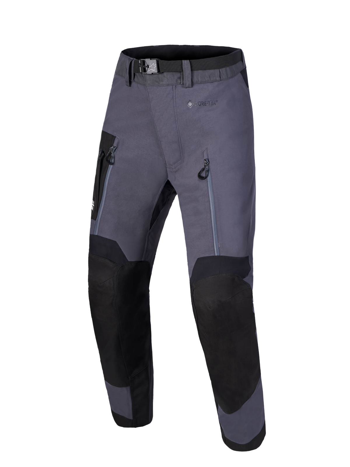 Alpinestars Arenis Gore-Tex, pantalon de moto adventure touring, noir et gris foncé, construction imperméable avec genoux renforcés et ventilation