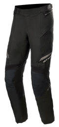 Alpinestars Road Tech GORE-TEX Pants Short, pantalon de moto touring, noir, construction multi-matières imperméable et respirante, marquage réfléchissant sur la cuisse, empiècements renforcés aux genoux, poches zippées et sangles de réglage à la taille