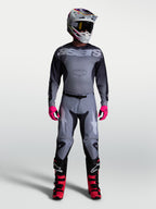 Pantalon Racer Amber Alpinestars, pantalon de motocross pour homme, gris et gris foncé, coupe de course pré-courbée