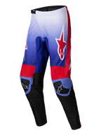 Pantalon Fluid Wurx 2025, pantalon de moto pour motocross et tout-terrain, violet et rouge vif, construction en polyfibre 600D avec empiècements en velours côtelé extensible