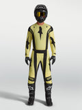 Alpinestars Pantalon Techstar Atrox et Techstar Atrox Gear Set, tenue de motocross pour homme, jaune et noir.