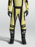Alpinestars Pantalon Techstar Atrox, pantalon de motocross tout-terrain pour homme, jaune et noir, coupe athlétique avec perforations laser pour la ventilation