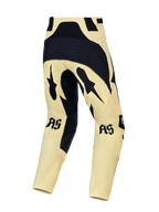 Alpinestars Techstar Atrox, pantalon de motocross pour homme, jaune et noir, vue arrière avec zone d'assise renforcée