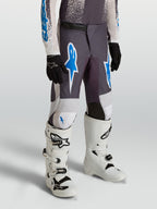 Pantalon Fluid Drag Junior Alpinestars, pantalon de motocross tout-terrain pour enfant, gris et bleu, en polyfibre 600D