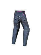 Alpinestars pantalon Fluid Lone Junior 2027, pantalon de motocross gris camouflage et violet, vue arrière