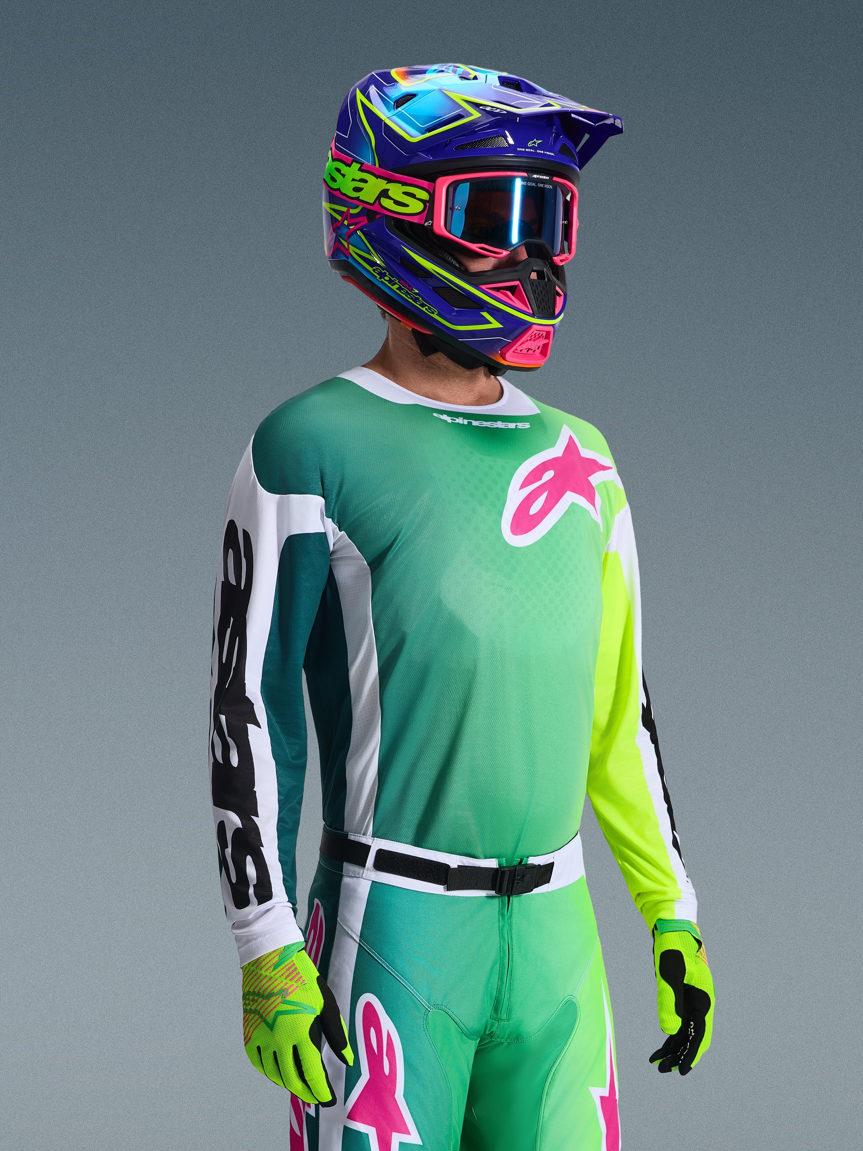 ポルテ　ユニホーム 2026 Racer Portl - Green MX Jersey | Alpinestars®