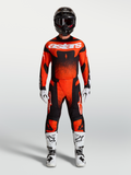 Alpinestars Maillot Techstar Swan et Ensemble Techstar Swan, tenue de motocross pour homme, rouge cardinal, noir et blanc.