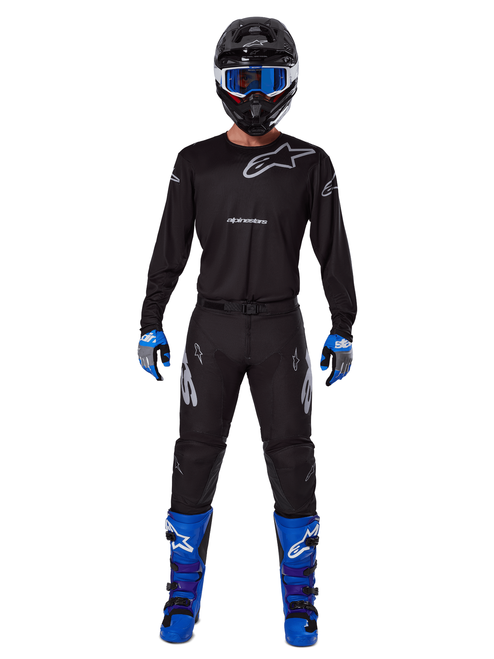 Tenue Cross Complète Racer Graphite 2025