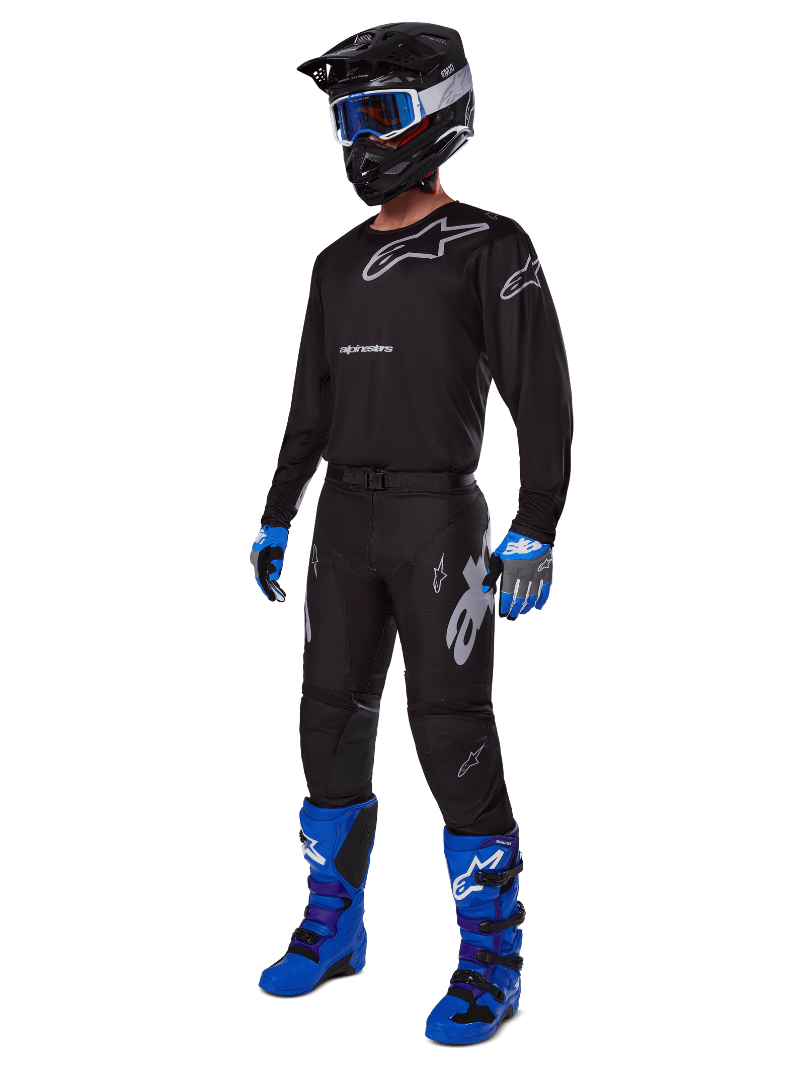 Tenue Cross Complète Racer Graphite 2025