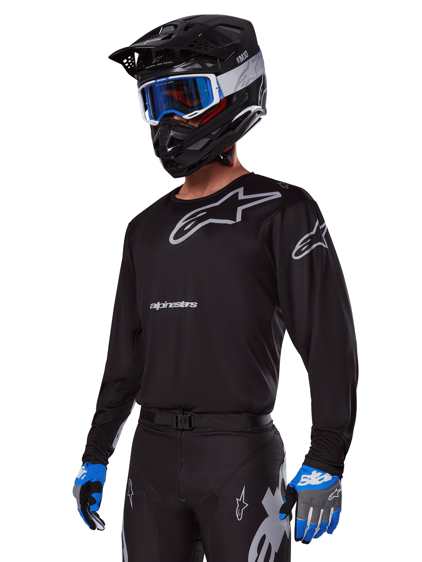 Tenue Cross Complète Racer Graphite 2025