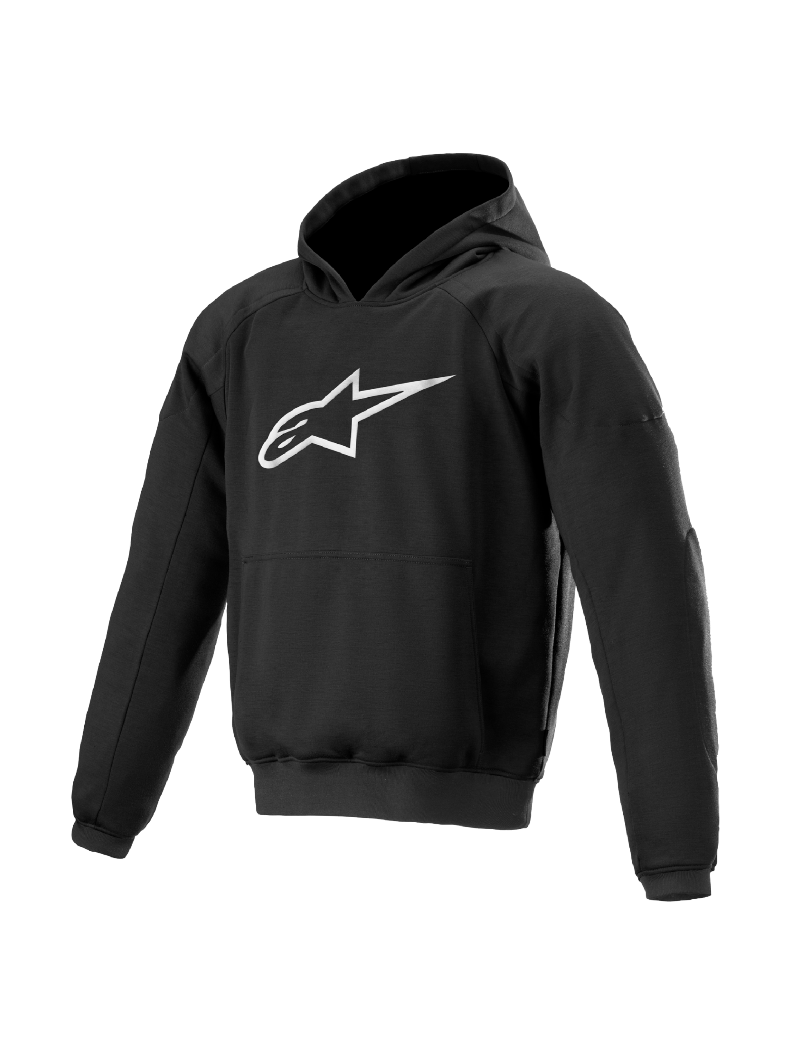 Sweat à capuche Ageless Alpinestars, veste de moto urbaine pour homme, noir et blanc, textile avec protections Nucleon, certifié CE