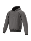 Alpinestars Ageless Hoodie, veste de moto urbaine pour homme, gris asphalte, protections Nucleon intégrées, style décontracté