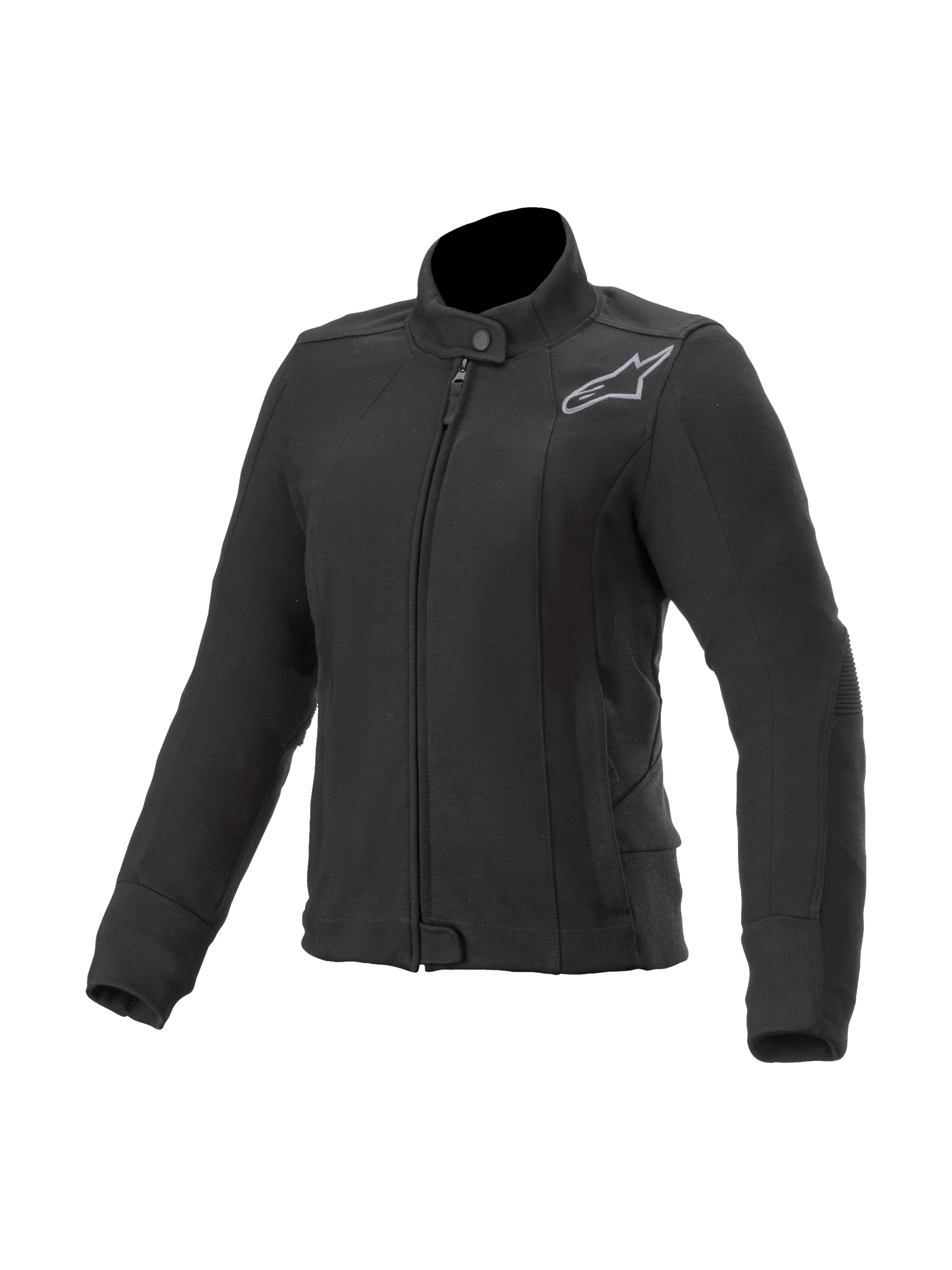 Alpinestars polaire Banshee, veste de moto urbaine pour femme, noire, avec protections Nucleon Flex Plus et renforts en Kevlar, style décontracté.
