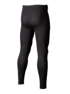 Alpinestars ZX Evo V3 Bottom, pantalon de sous-couche pour course automobile, noir, vue arrière de trois-quarts montrant des leggings résistants aux flammes à coupe ajustée, construction en maille jacquard pour la respirabilité en sport automobile