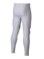 Bas Alpinestars ZX Evo V3, sous-couche pour course automobile, blanc, vue arrière du pantalon résistant aux flammes, construction légère et sans couture pour le sport automobile
