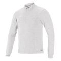 Alpinestars Race V3, haut à manches longues, couche de base pour course automobile, blanc, col montant avec petit logo, tissu ignifugé doux au toucher, design athlétique minimaliste