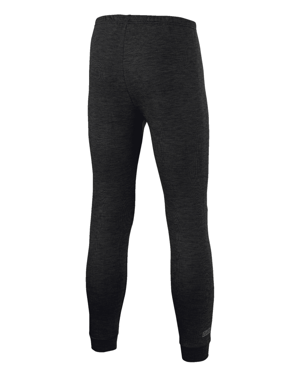 Alpinestars Race V3 Bottom, pantalon de couche de base pour la course automobile, noir, sous-vêtement long en textile Lenzing FR texturé ignifuge, jambes fuselées avec poignets aux chevilles, vue de dos