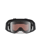 Alpinestars Masque Supertech Cloak, masque de motocross pour course, noir et argenté avec lentille miroir en polycarbonate.