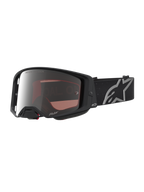 Masque Alpinestars Supertech Vesta, masque de motocross pour homme, noir mat, lentille argentée miroir, haute définition