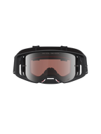 Masque Alpinestars Supertech Vesta, masque de motocross tout-terrain, noir et argent mat, doté de lentilles miroirs argentées haute définition pour la compétition