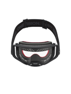 Masque Alpinestars Supertech Vesta, masque de motocross pour le tout-terrain, noir et rouge, lentille en polycarbonate claire
