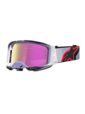 Alpinestars Vision 8 Maven, masque de motocross pour homme, lavande et noir, avec écran miroir rose anti-buée