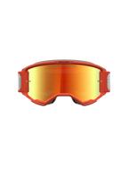 Alpinestars Vision 5 Rora, masque de motocross orange avec lentille miroir argentée, cadre A-FLEX et ventilation RAM-AIR