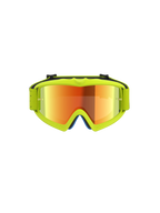 Alpinestars Vision Vesta Junior, masque de motocross jaune fluo pour enfant, lentille miroir rouge anti-buée, certifié CE