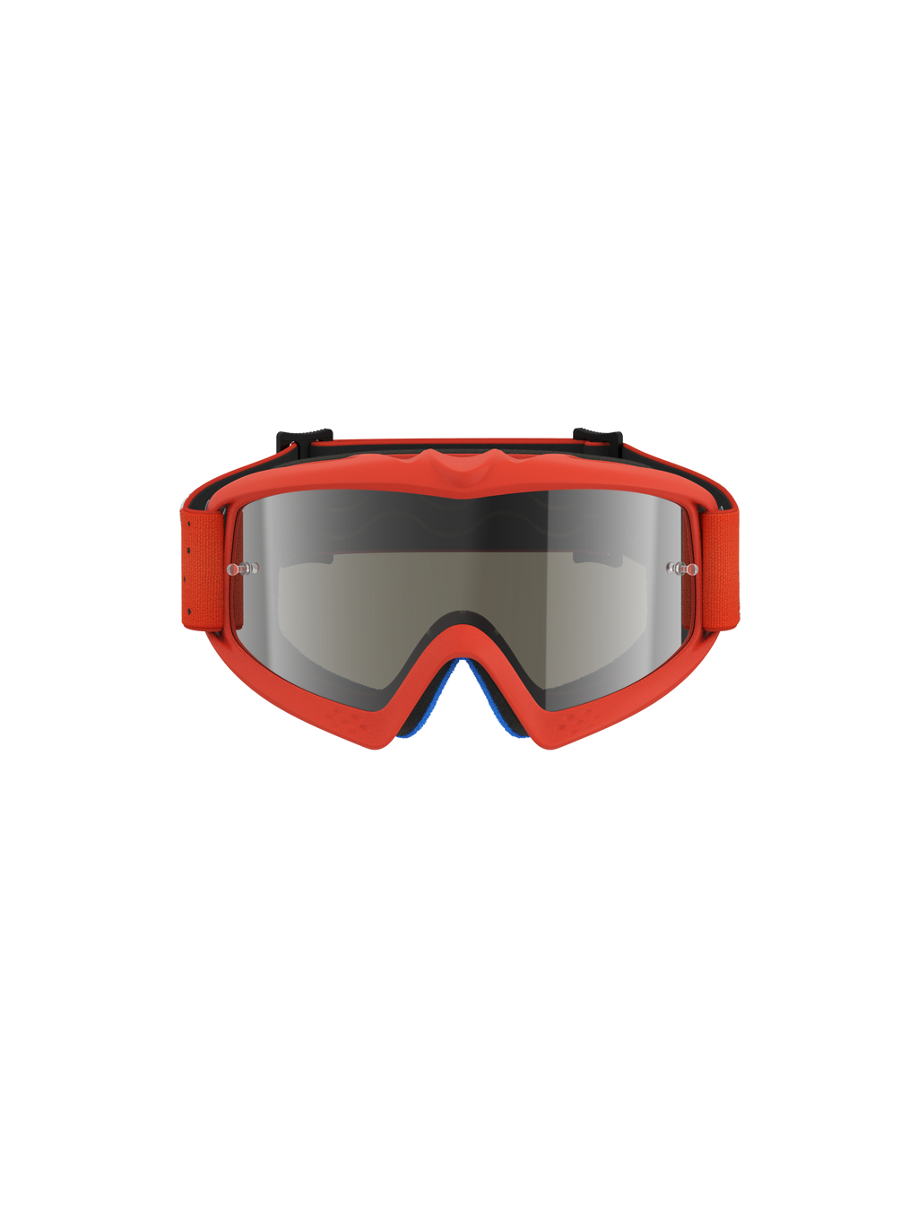 Masque Alpinestars Vision Vesta Junior, masque de motocross pour enfant, orange et argenté, doté d'une lentille miroir anti-buée, certifié CE