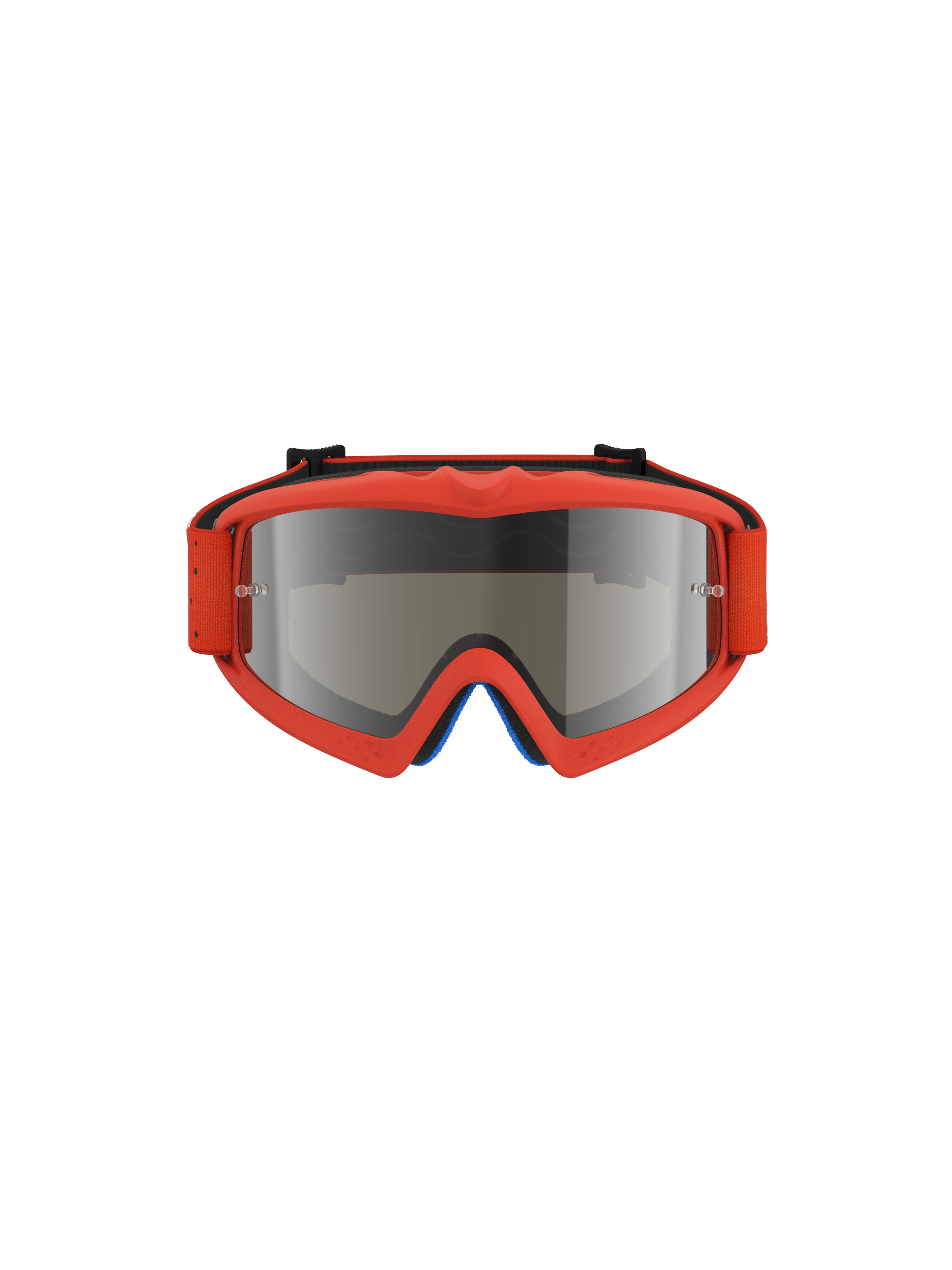 Masque Alpinestars Vision Vesta Junior, masque de motocross pour enfant, orange et argenté, doté d'une lentille miroir anti-buée, certifié CE