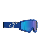 Alpinestars Masque Vision Vesta Junior, masque de motocross bleu et blanc pour enfant, lentille miroir anti-buée, certifié CE