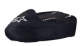 Housse de Kart Alpinestars, noire, avec logo étoile et nom de marque Alpinestars blancs, housse de protection pour kart, tissu durable résistant aux intempéries avec bandes blanches, conception structurée pour la protection dans le paddock