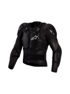 Alpinestars veste de protection Bionic Action V3, motocross, noire et blanche, protections A-Morph certifiées CE Niveau 1.