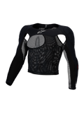 Alpinestars haut de protection Bionic Race, haut technique de motocross pour homme, noir, en maille extensible avec protections A-Morph certifiées CE Niveau 1, design respirant et léger