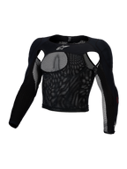 Alpinestars haut de protection Bionic Race, haut technique de motocross pour homme, noir, en maille extensible avec protections A-Morph certifiées CE Niveau 1, design respirant et léger