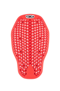 Alpinestars Nucleon Plasma Back Protector Insert, Motorcycle Back Protector, Red, flexible zigzag mesh design with ventilation holes, CE Level 2 certified impact protection, ergonomic insert for riding jackets