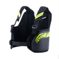 Alpinestars Bionic Rib Support, protection de côtes pour le karting, noir et jaune fluo, sangles ajustables et ceinture thoracique centrale, intérieur en mesh respirant avec panneaux rembourrés, design ergonomique pour la protection en karting